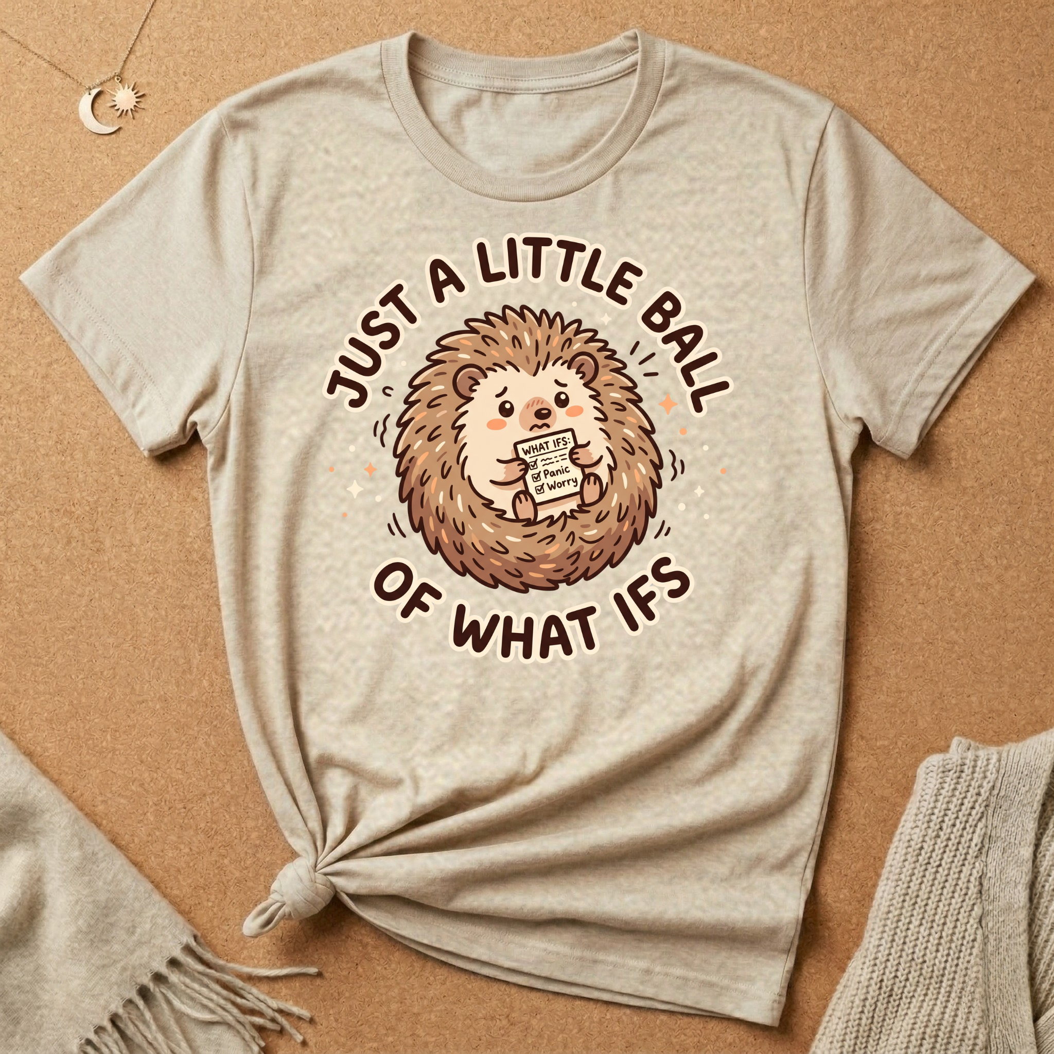Just a Little Ball of What Ifs Hedgehog Tee