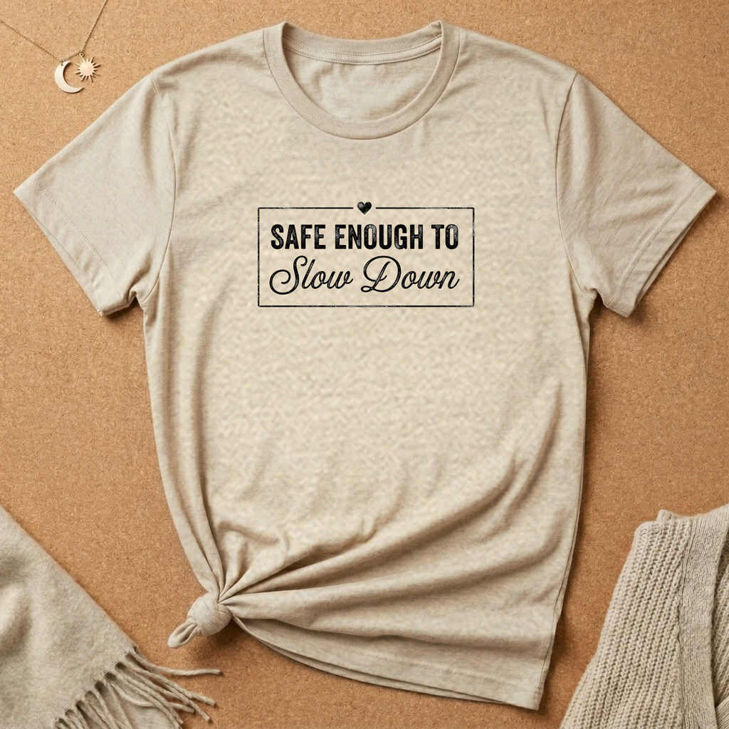 Safe Enough to Slow Down Tee