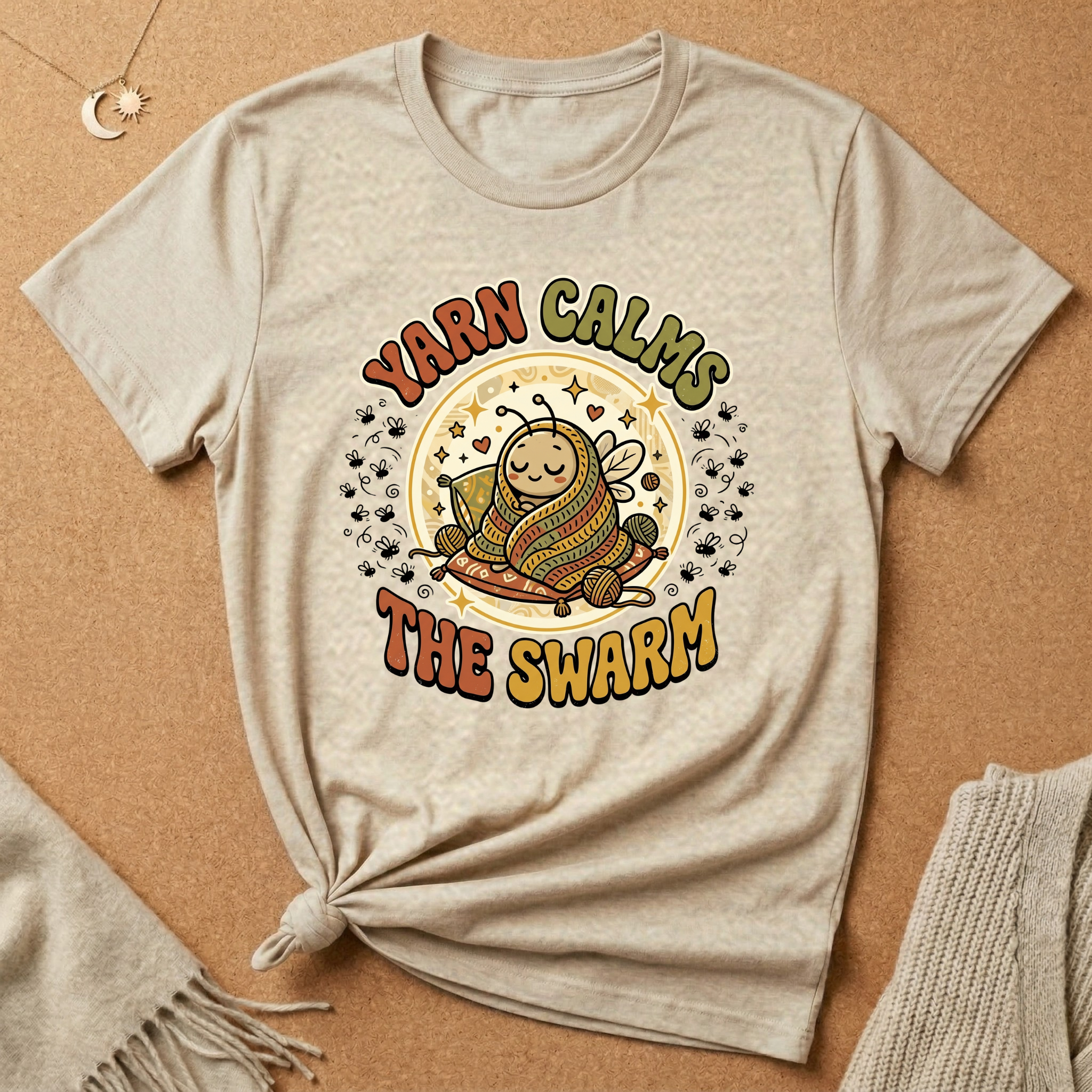 Yarn Calms the Swarm Tee