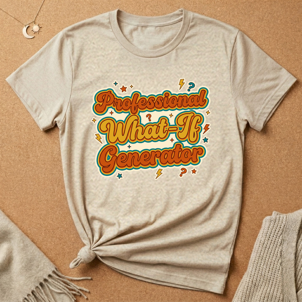 What If Generator Lightning Tee