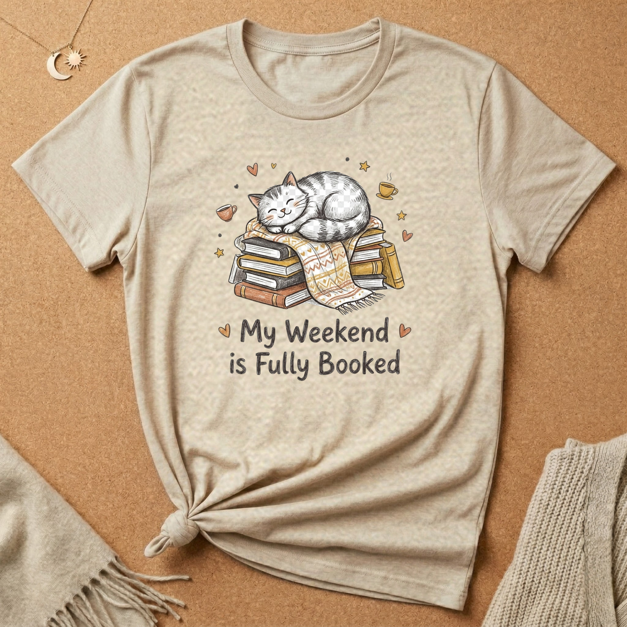 My Weekend Is Fully Booked With Cat Tee