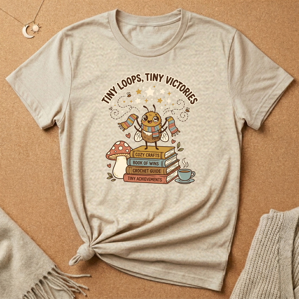 Tiny Loops, Tiny Victories Crocheting Fly Tee