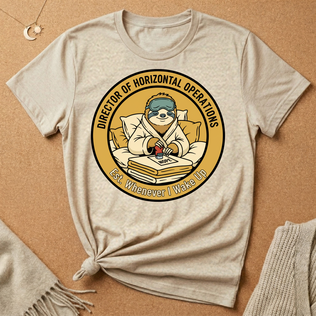 Sloth Director of Horizontal Operations Tee