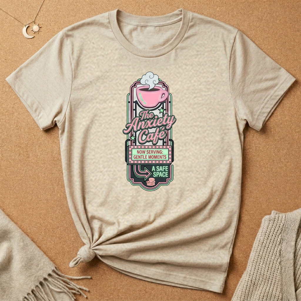 Gentle Moments Anxiety Cafe Tee