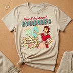 Boundaries Keep Negativity Out Vintage Ad Tee