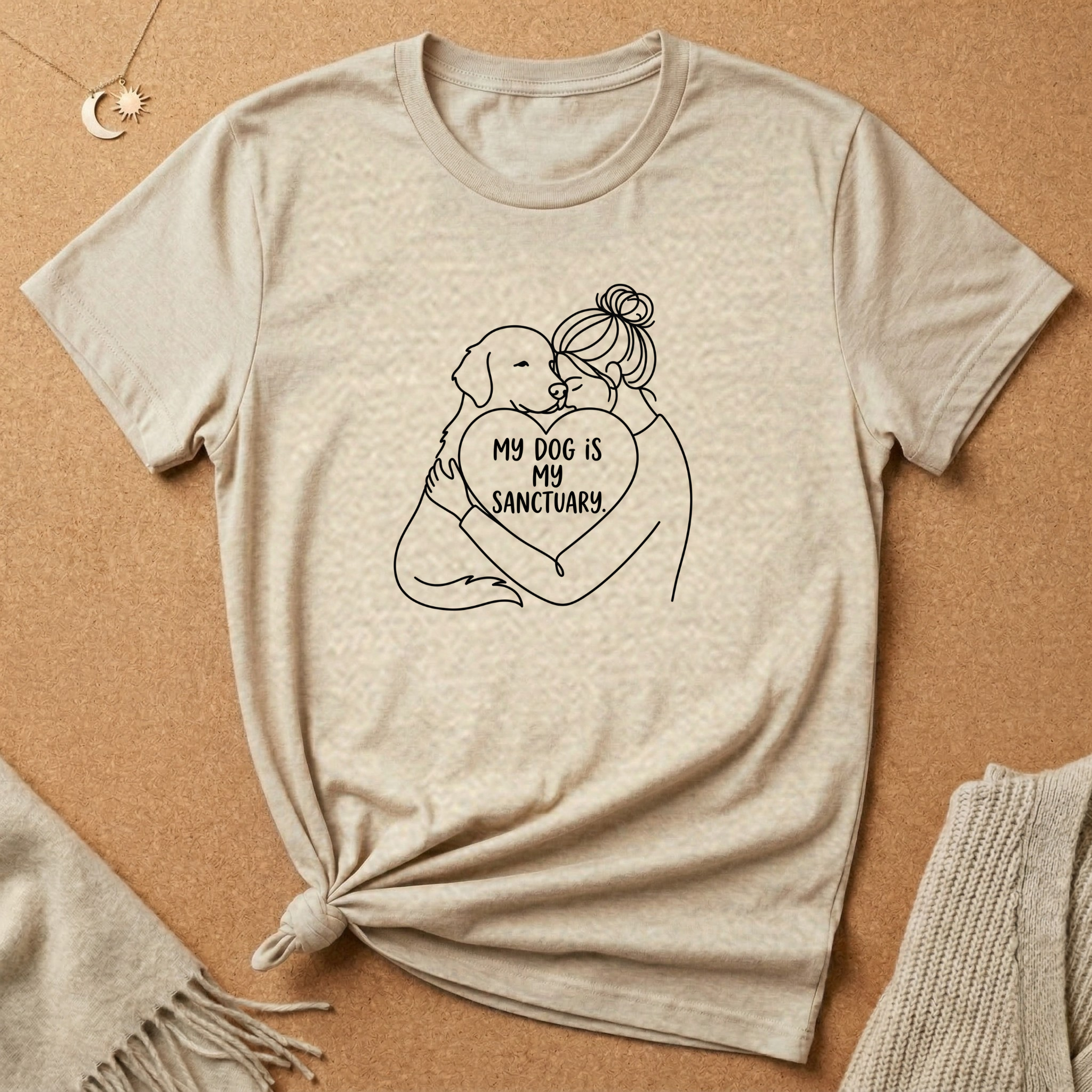 My Dog Is My Sanctuary Tee