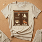Daily Coffee Comfort Ritual Tee