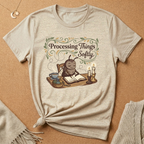 Calm Anxiety Fly Processing Things Softly Tee