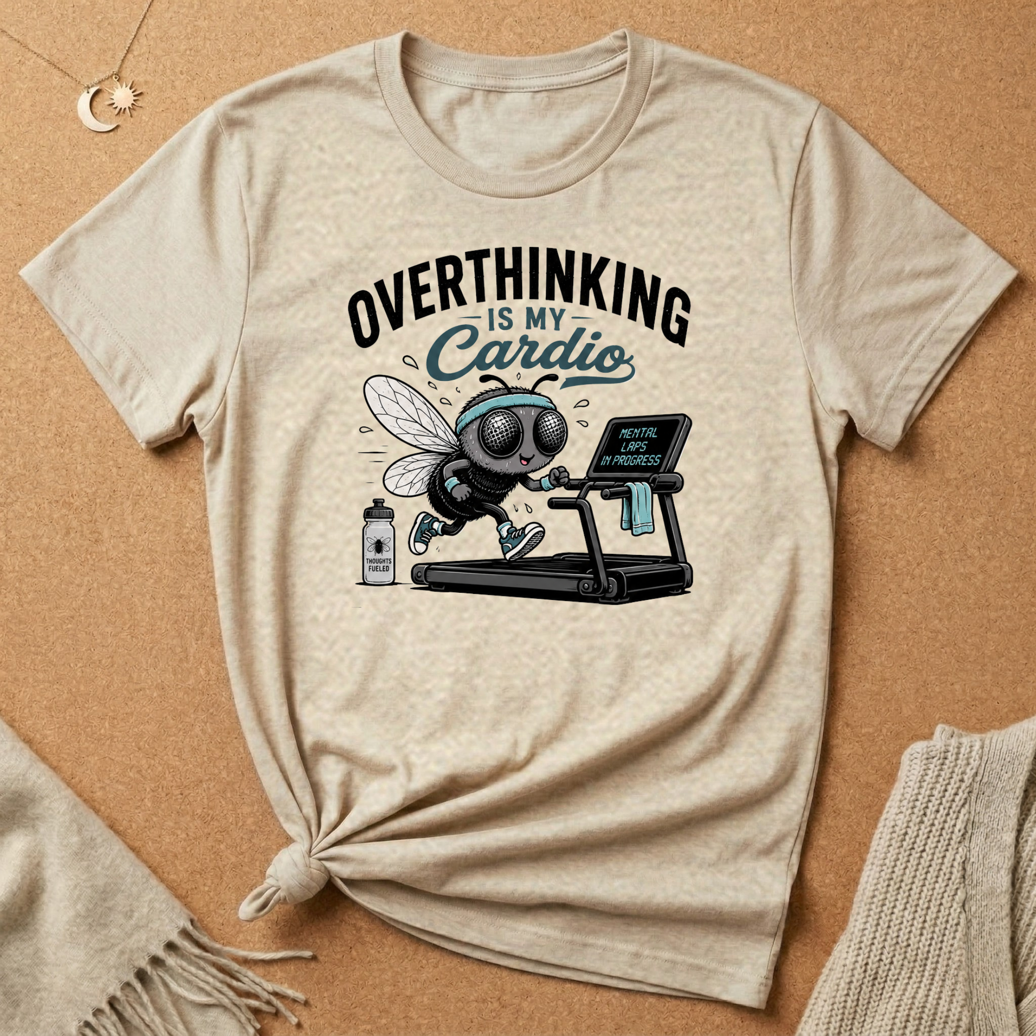 Overthinking Is My Cardio Fly Tee