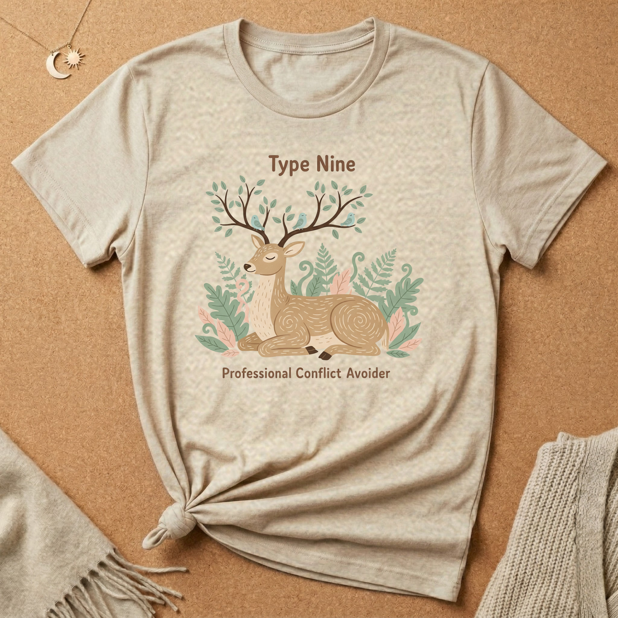Type Nine. Professional Conflict Avoider Tee