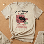 My Therapist Has Whiskers and Boundaries with Cat Tee