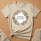 Currently Out of Office (Mentally and Emotionally) Wreath Tee
