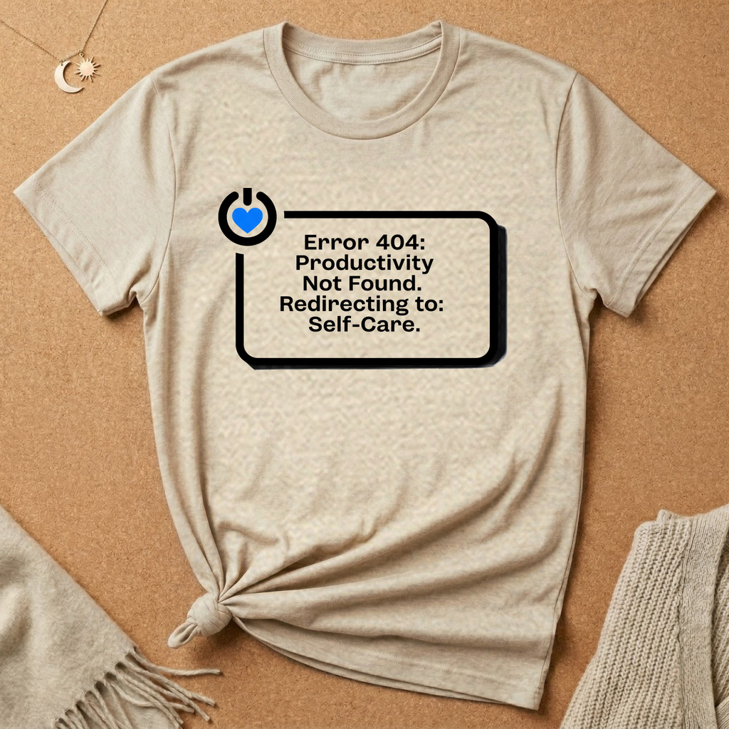 Error 404: Redirecting to Self-Care Tee