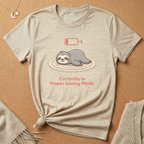 Sloth Power Saving Mode Tee