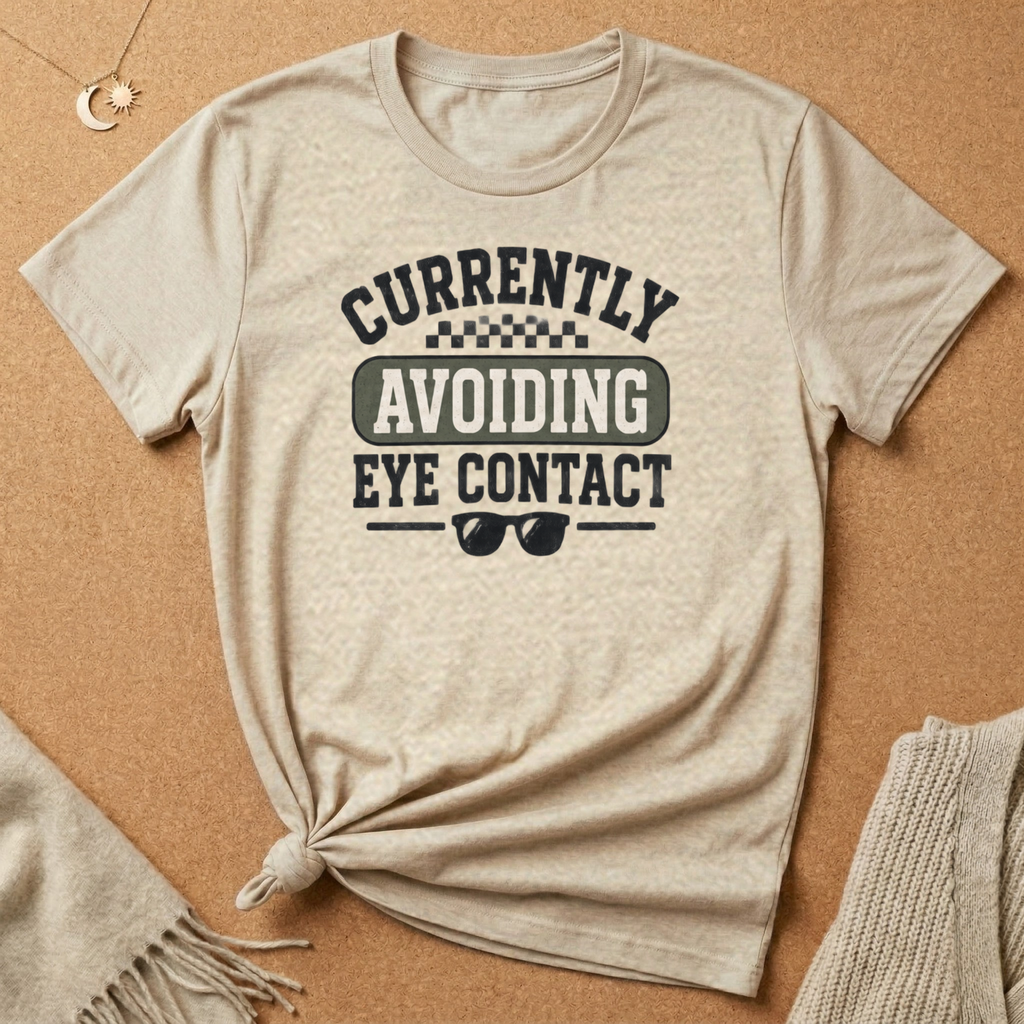 Avoiding Eye Contact Tee