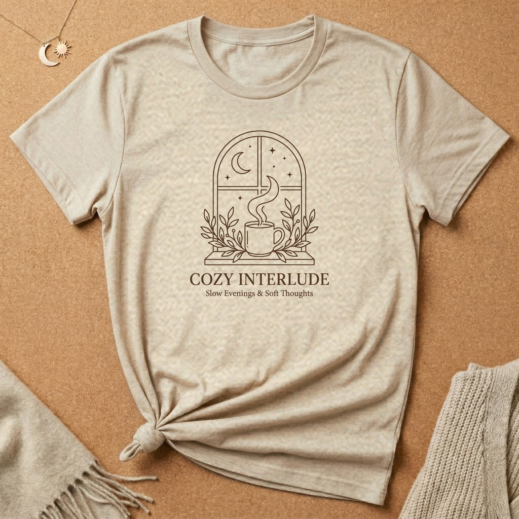 Cozy Interlude Slow Evenings Tee