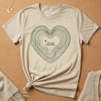 Heart Topography Tee