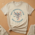 Soft Productivity Club Rest Is Required Phoenix Tee