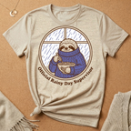 Sloth Official Rainy Day Supervisor Tee