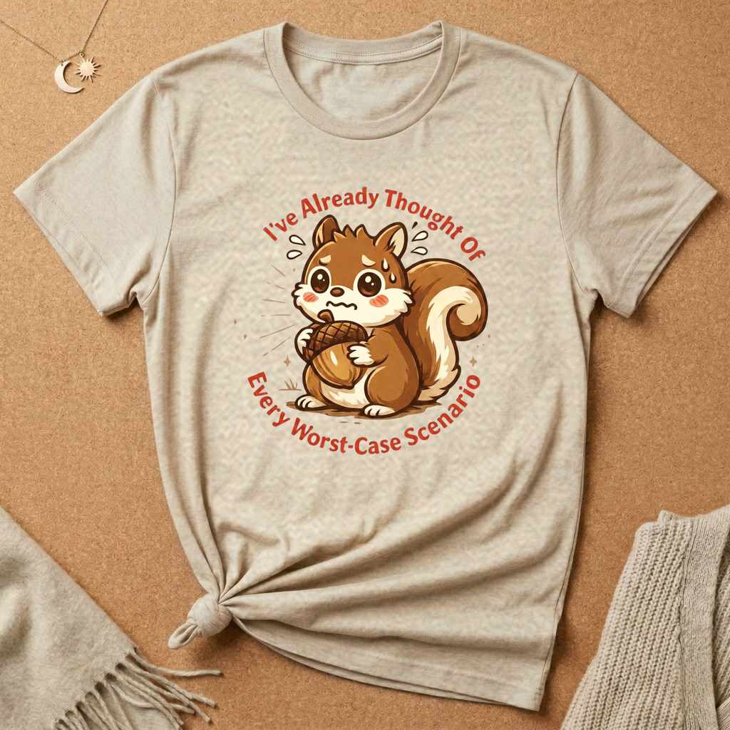 Anxious Squirrel Tee