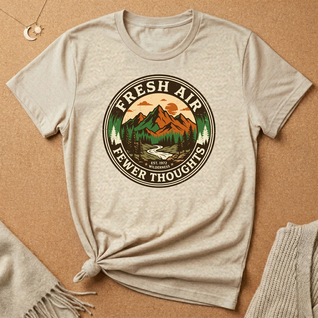Fresh Air, Fewer Thoughts Tee