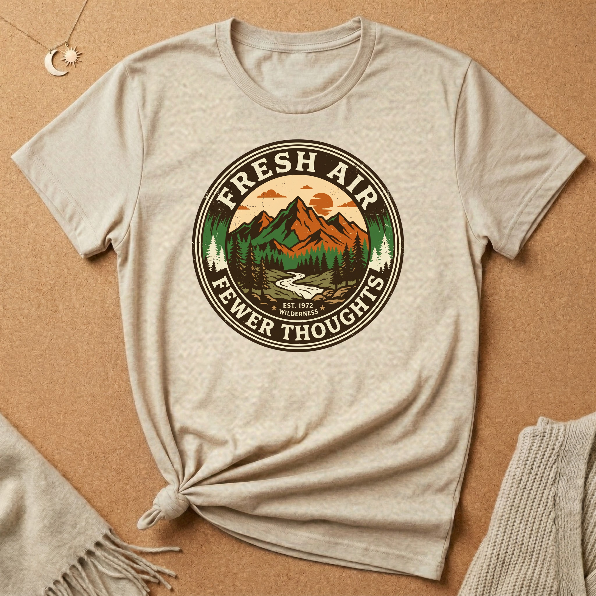 Fresh Air, Fewer Thoughts Tee