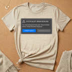 System Alert: Brain Overload [Accept Sleep] Tee (Copy)