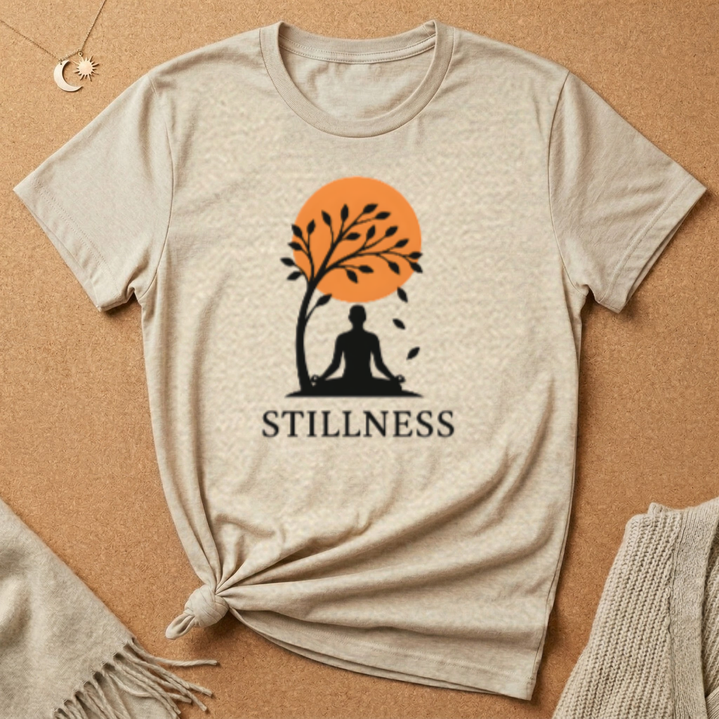 Stillness Meditation Silhouette Tee