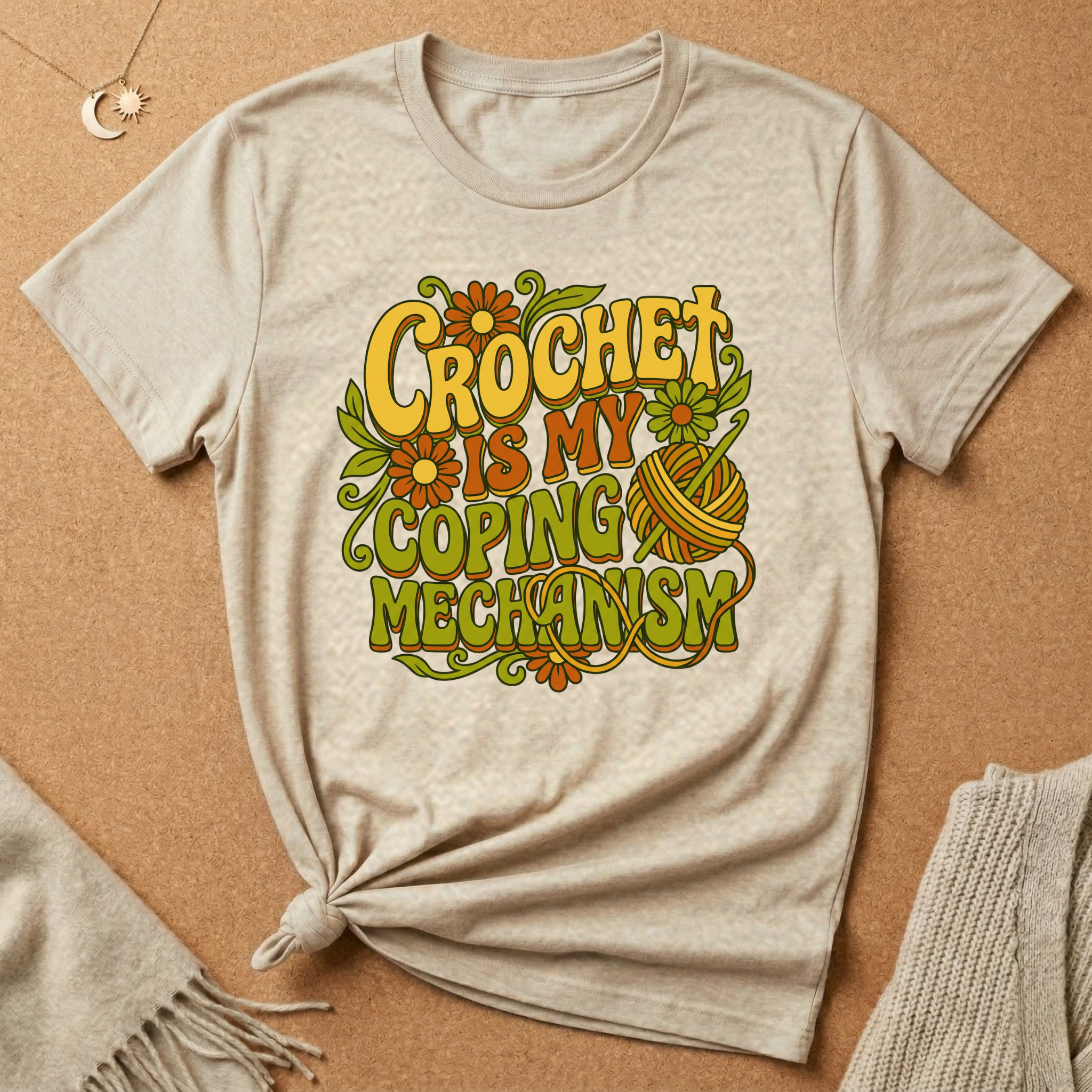 Crochet Is My Coping Mechanism Tee