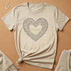 Heart Topography Healing Is Not Linear Tee
