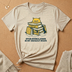 Overstimulated Cat Tee