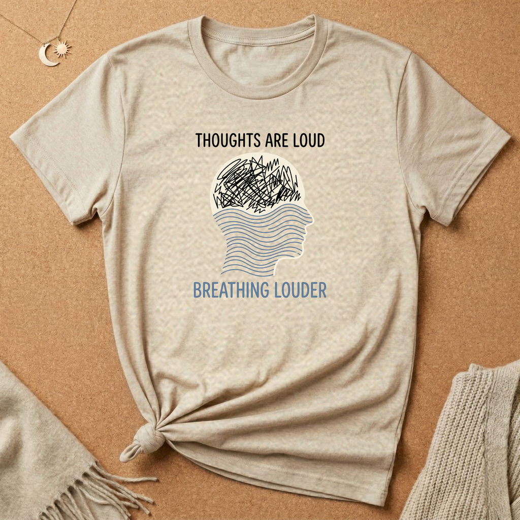 Thoughts are Loud, Breathing Louder Tee