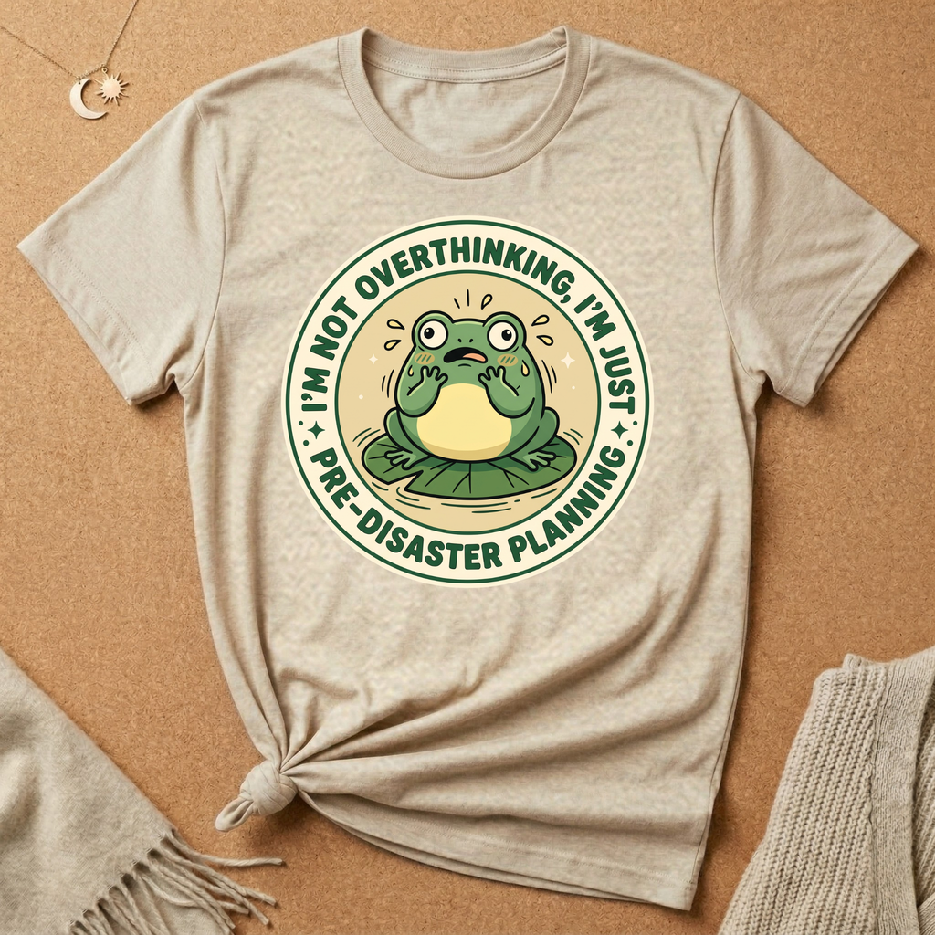 Not Overthinking Frog Tee