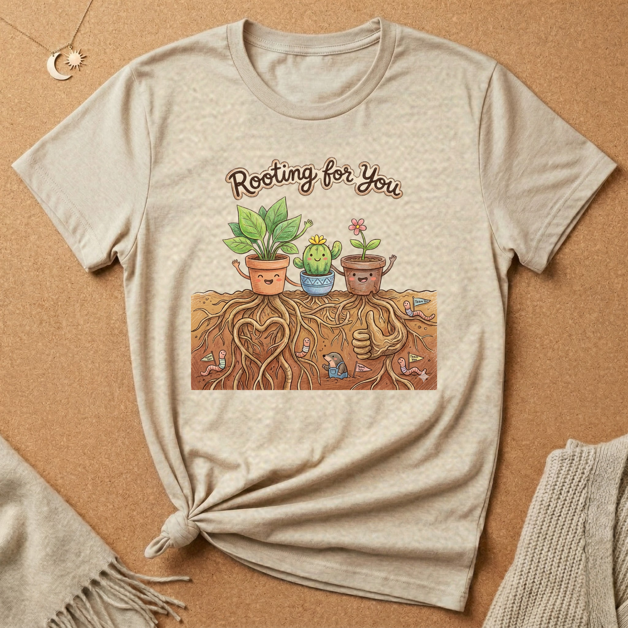 Rooting for You Plant Tee