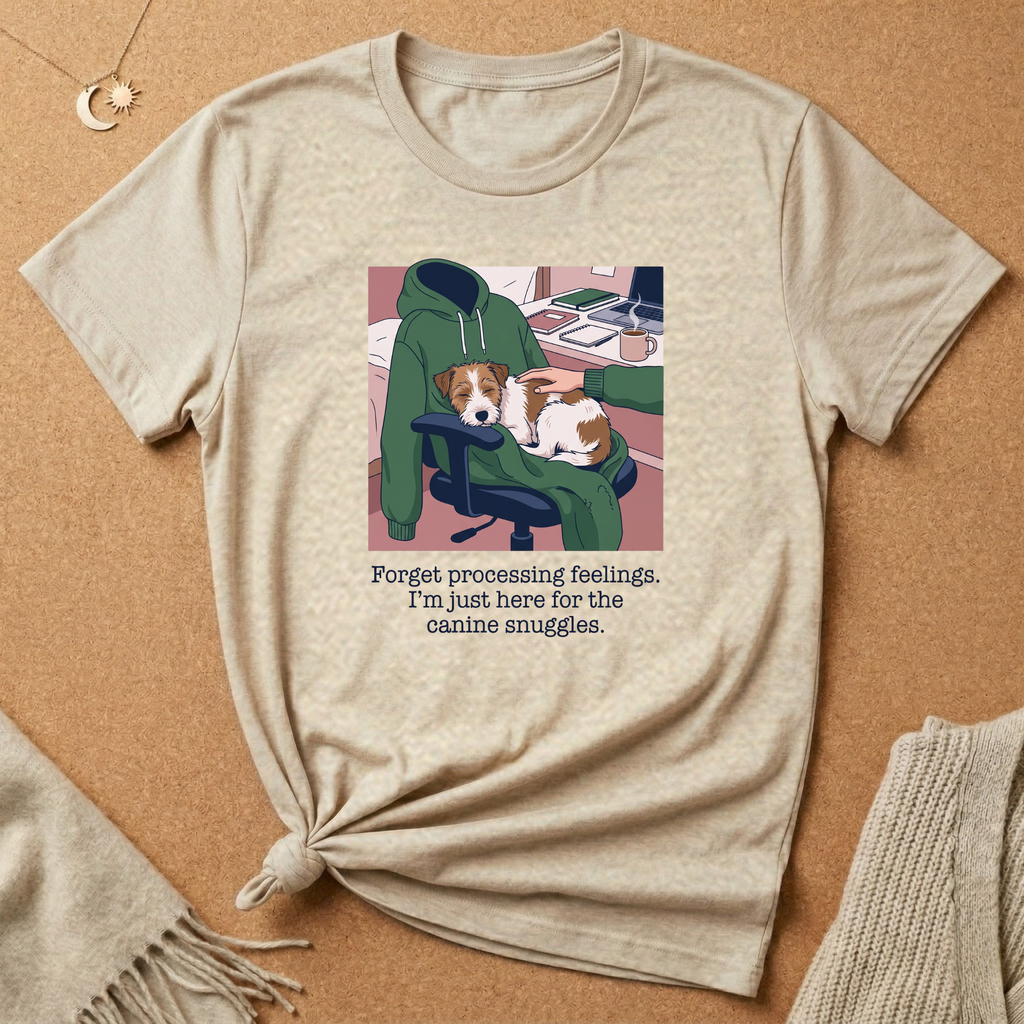 Here For Canine Snuggles Tee