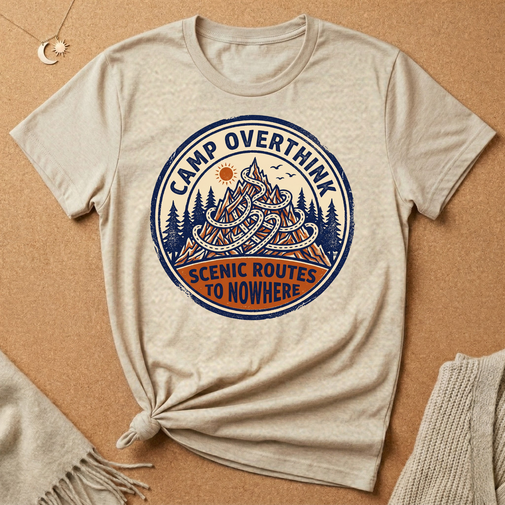 Camp Overthink Scenic Routes to Nowhere Tee