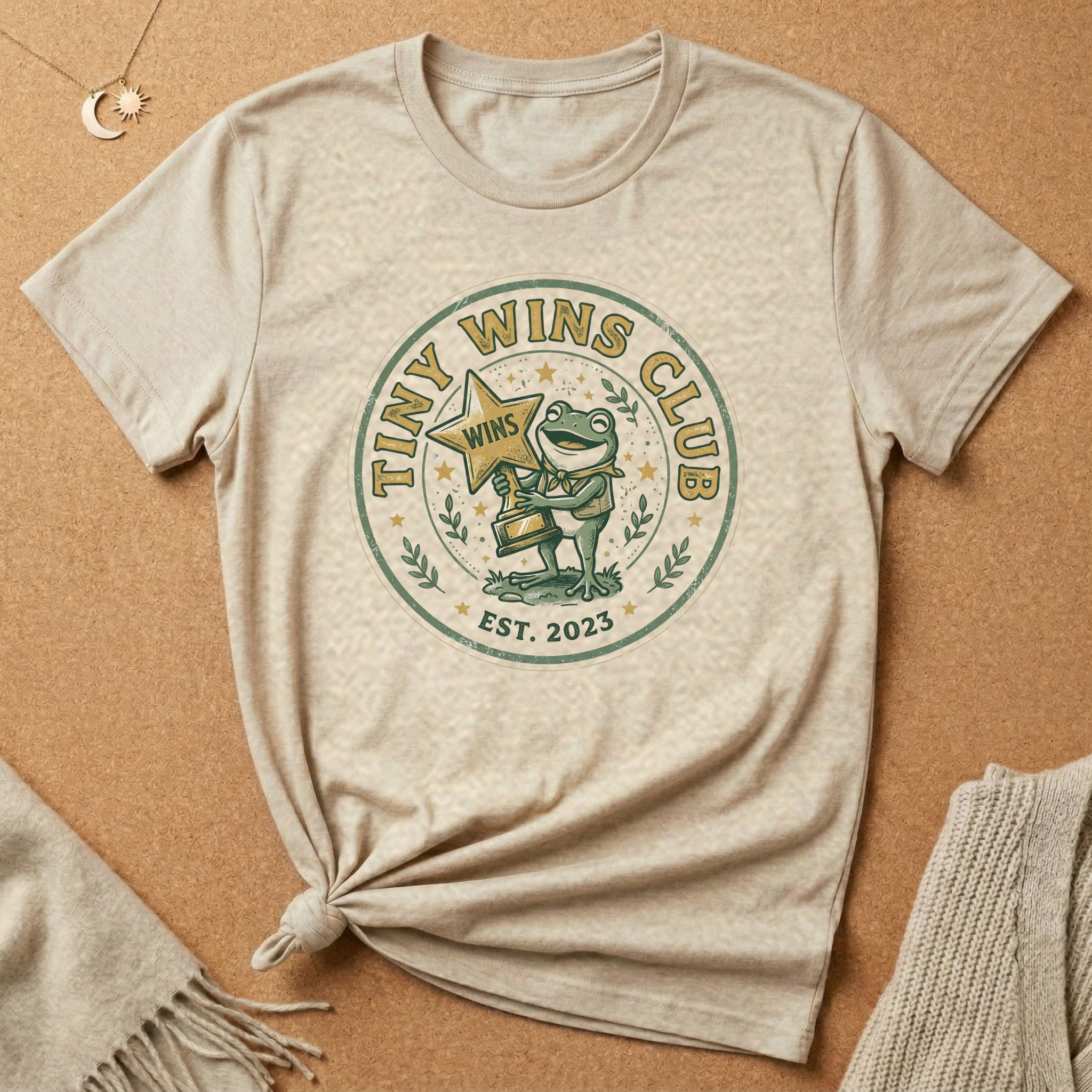 Tiny Wins Club Frog Tee