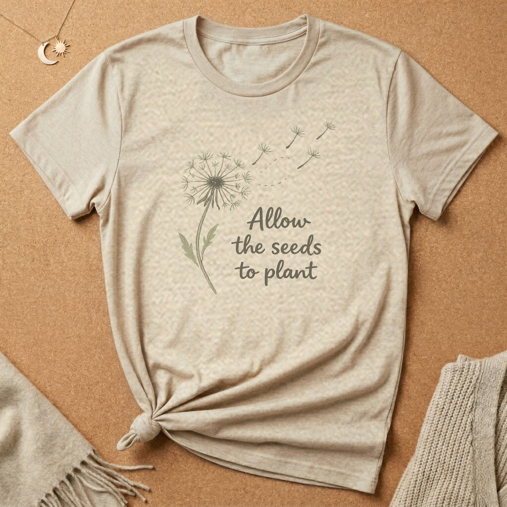 Dandelion Allow the Seeds to Plant Tee
