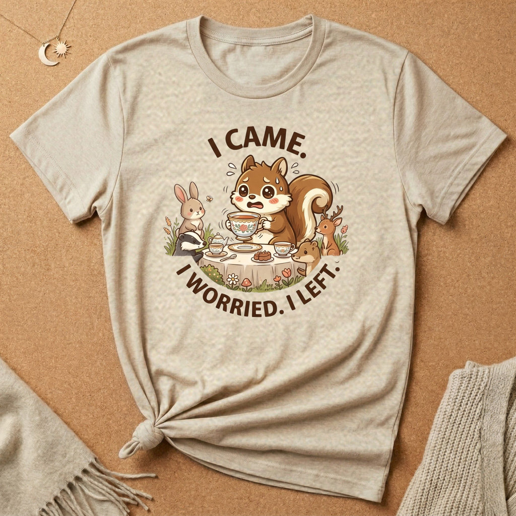 I Came. I Worried. I Left. Tee