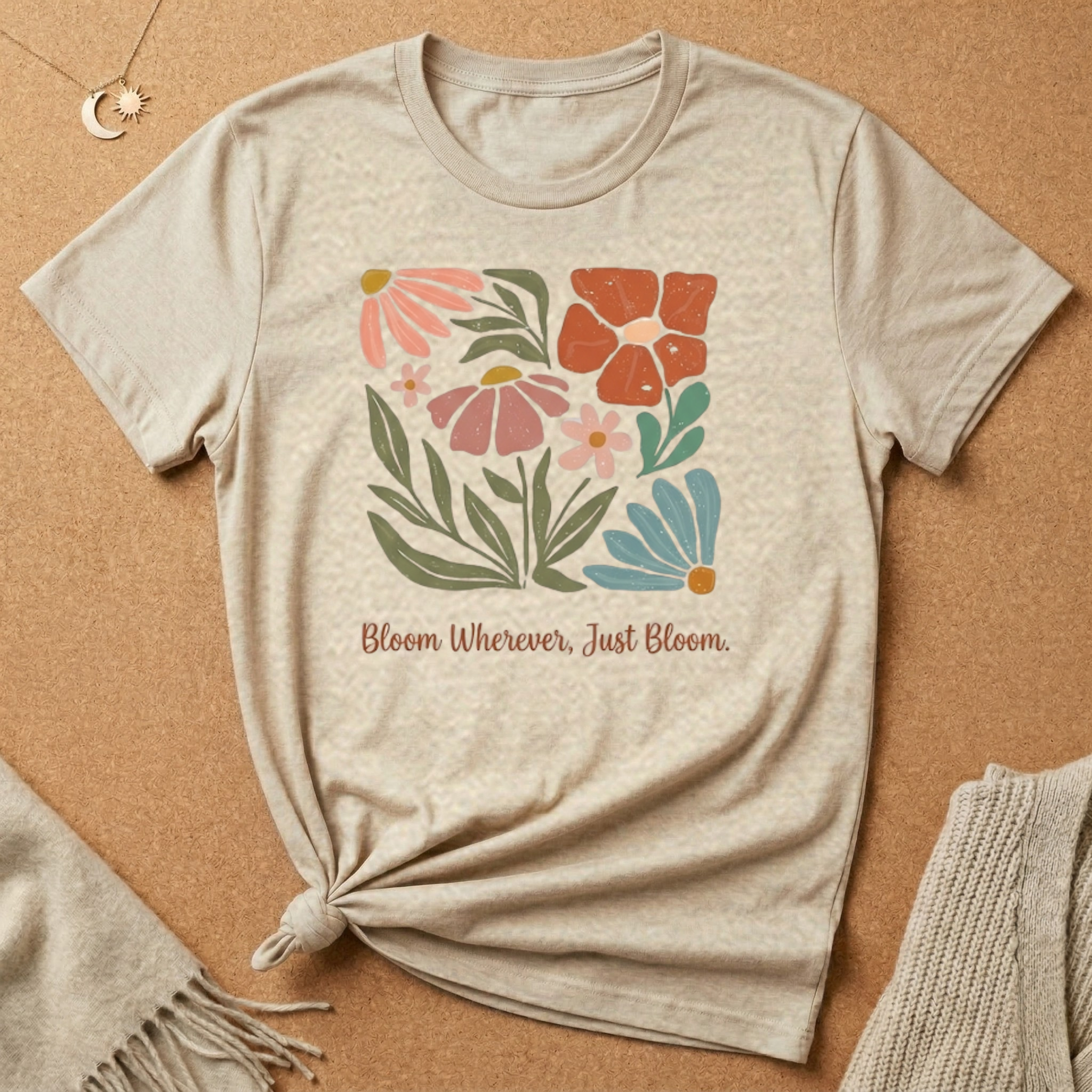 Bloom Wherever, Just Bloom Tee