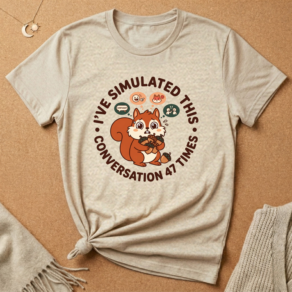 I've Simulated This Conversation 47 Times Squirrel Tee