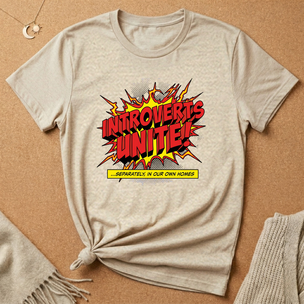 Introvert's Unite! Comic Tee
