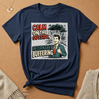 Calm on the Outside, Internally Buffering Vintage Ad Tee