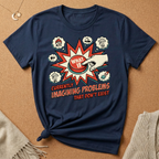 What If Button Vintage Ad Tee