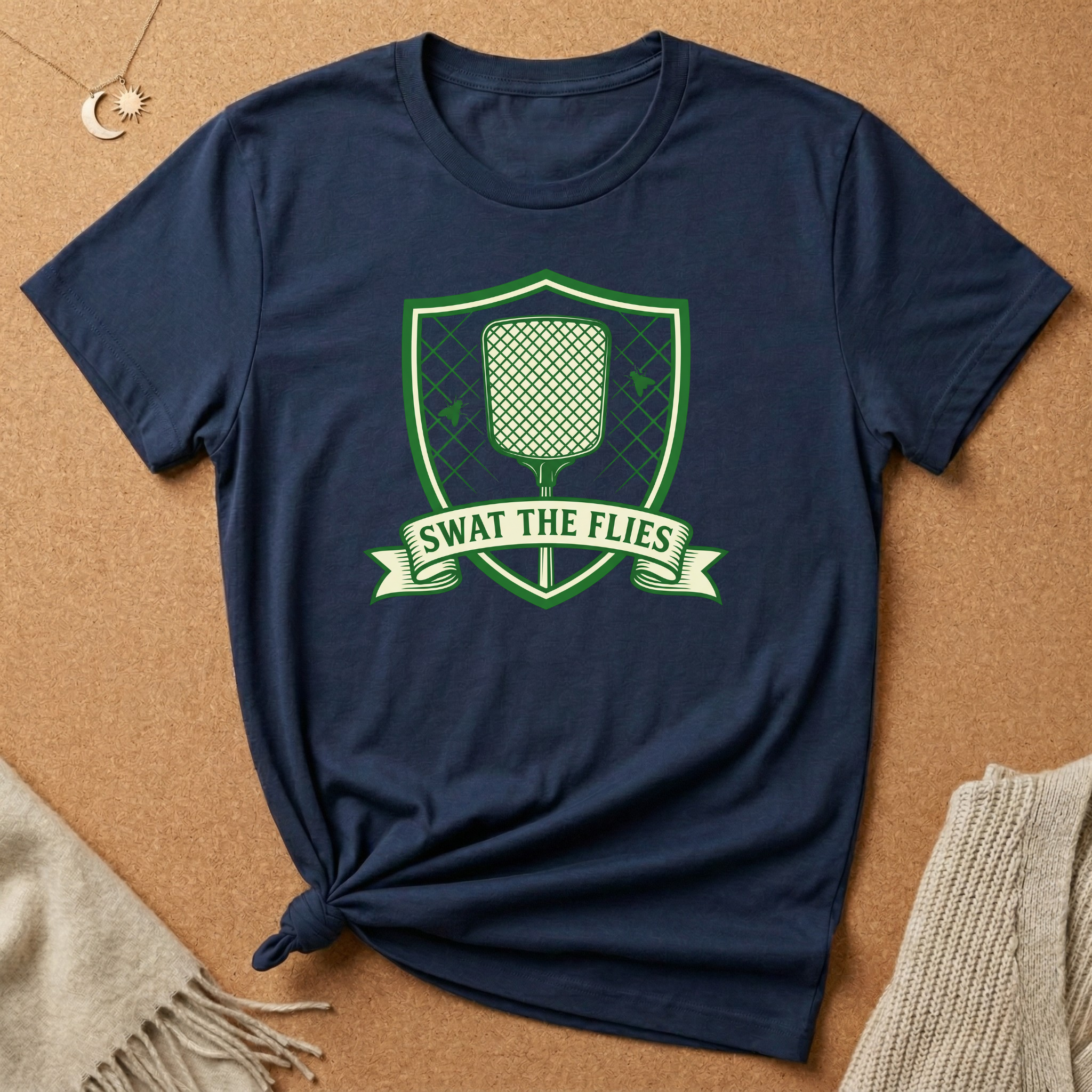 Swat the Flies Badge Tee