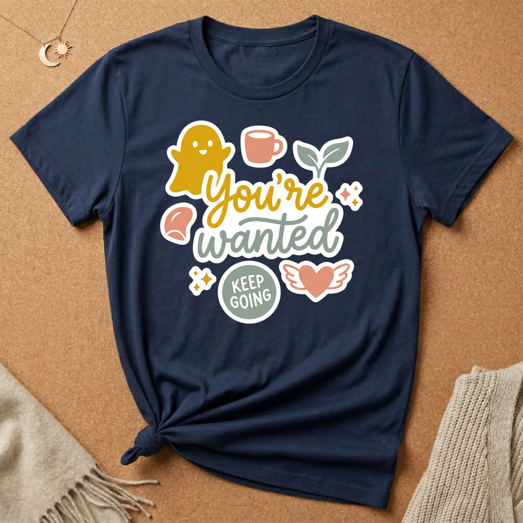 You're Wanted Sticker Enneagram Two Core Want Tee