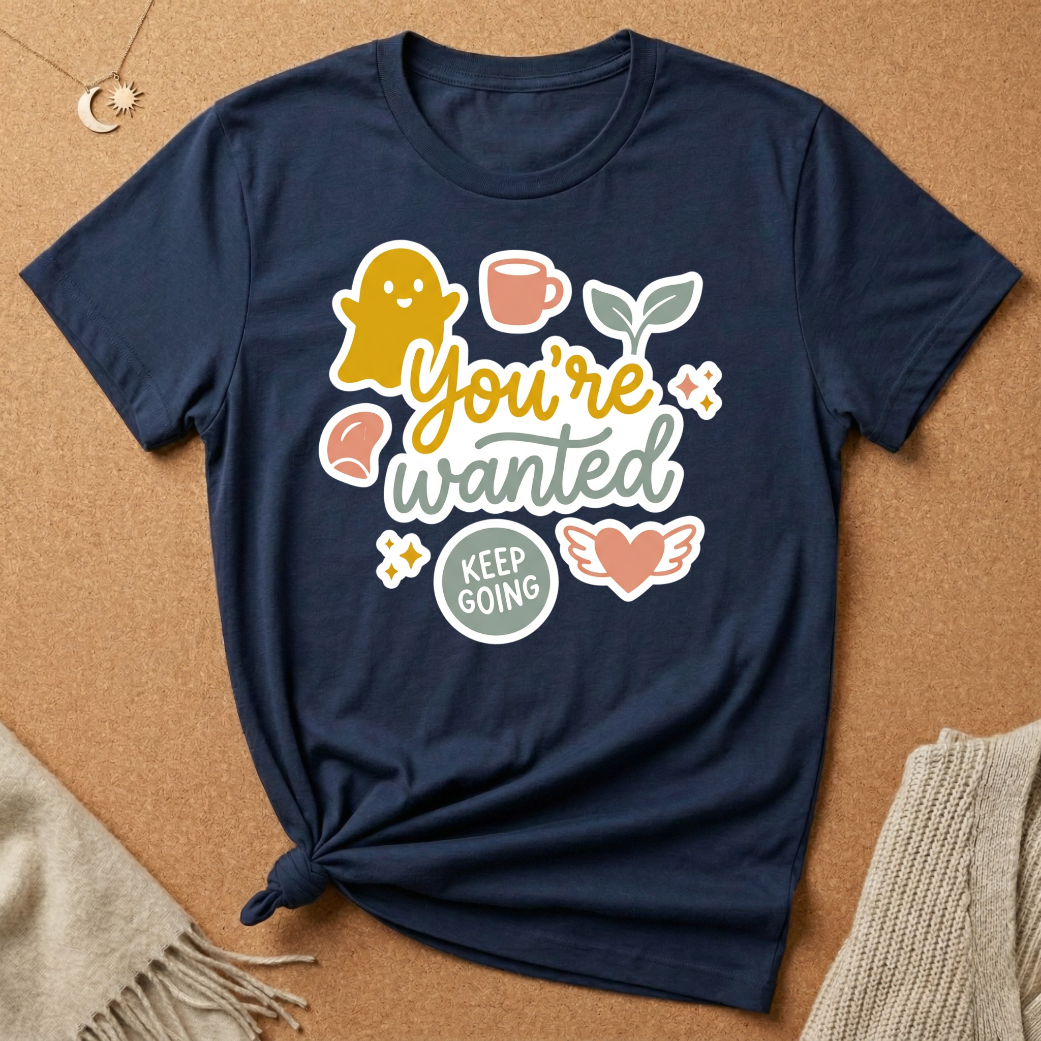 You're Wanted Sticker Enneagram Two Core Want Tee