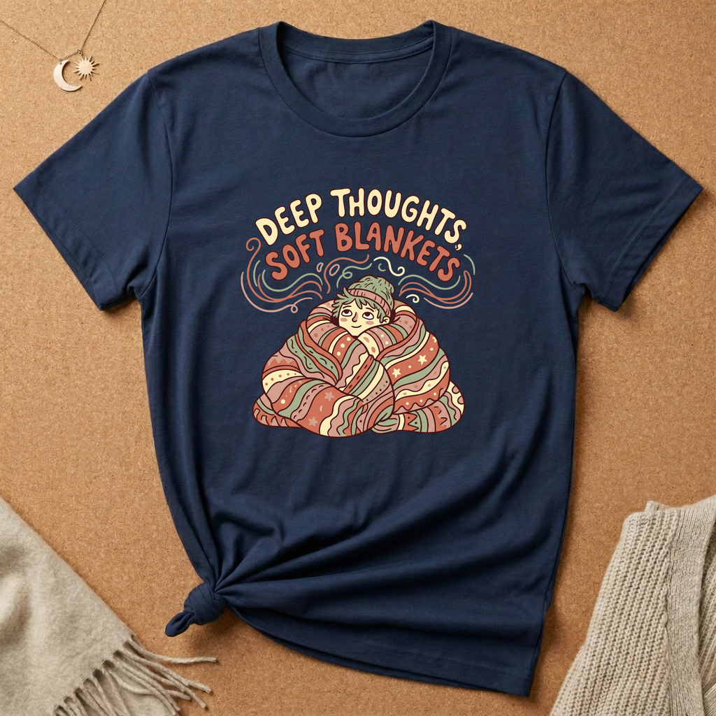 Deep Thoughts, Soft Blankets Tee