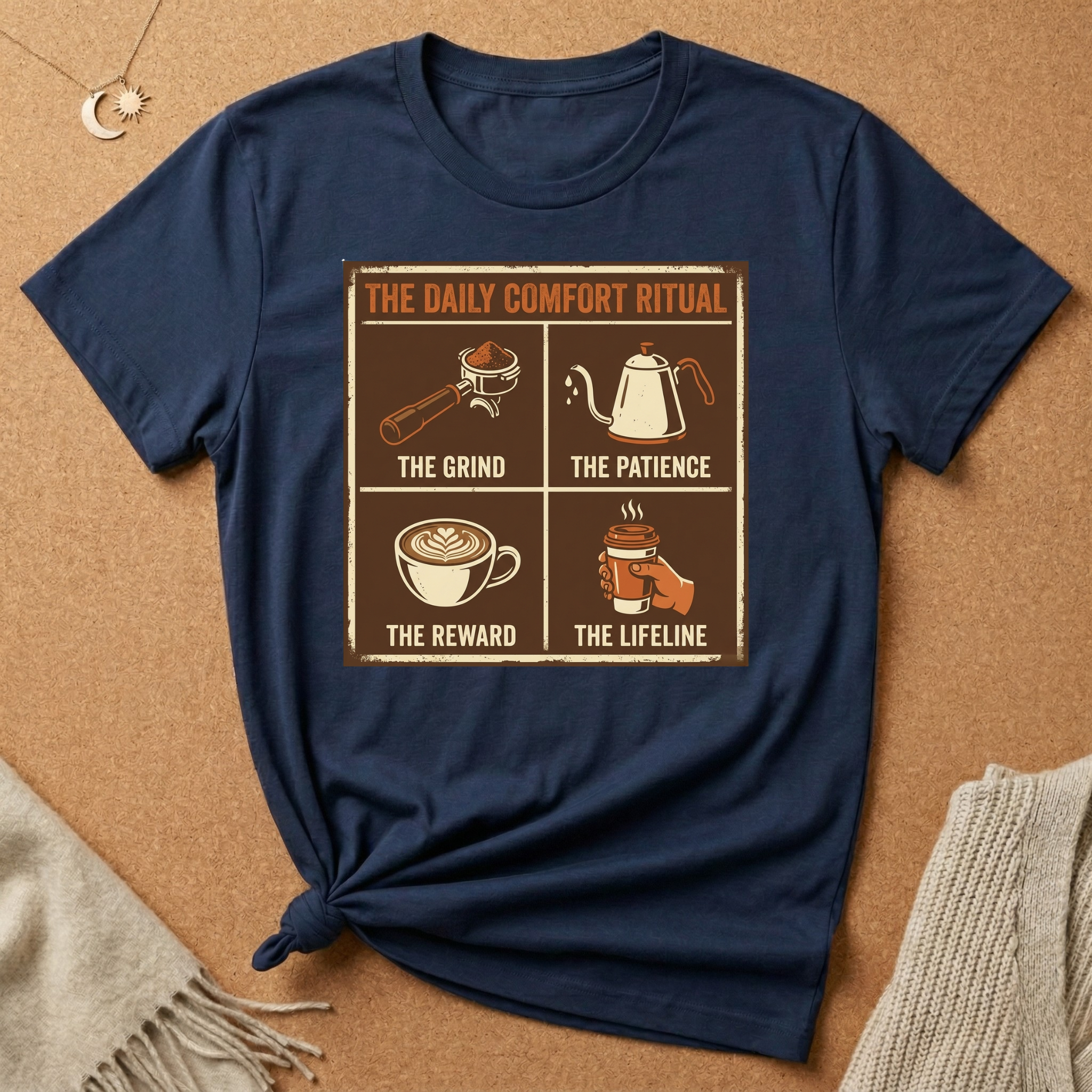Daily Coffee Comfort Ritual Tee