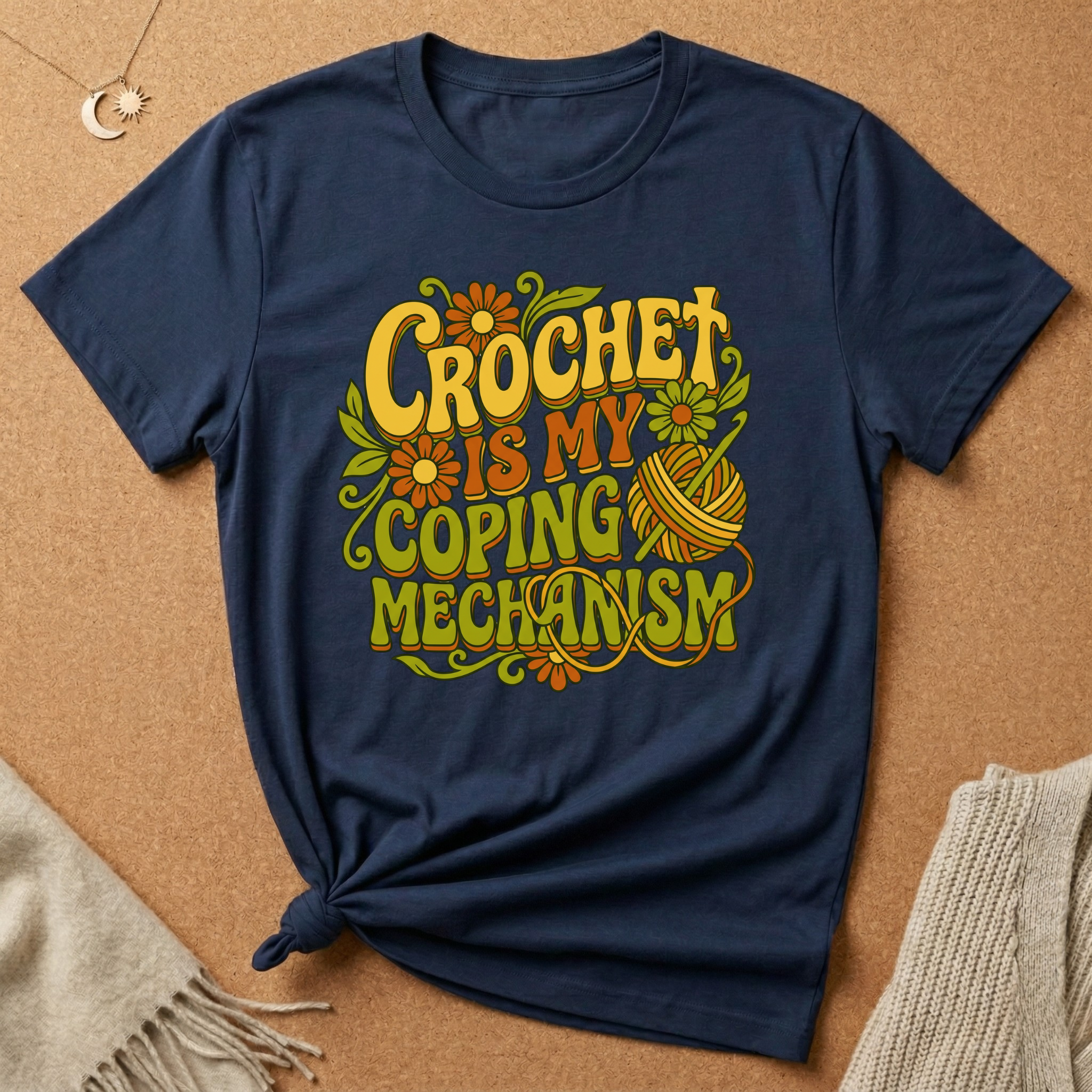 Crochet Is My Coping Mechanism Tee